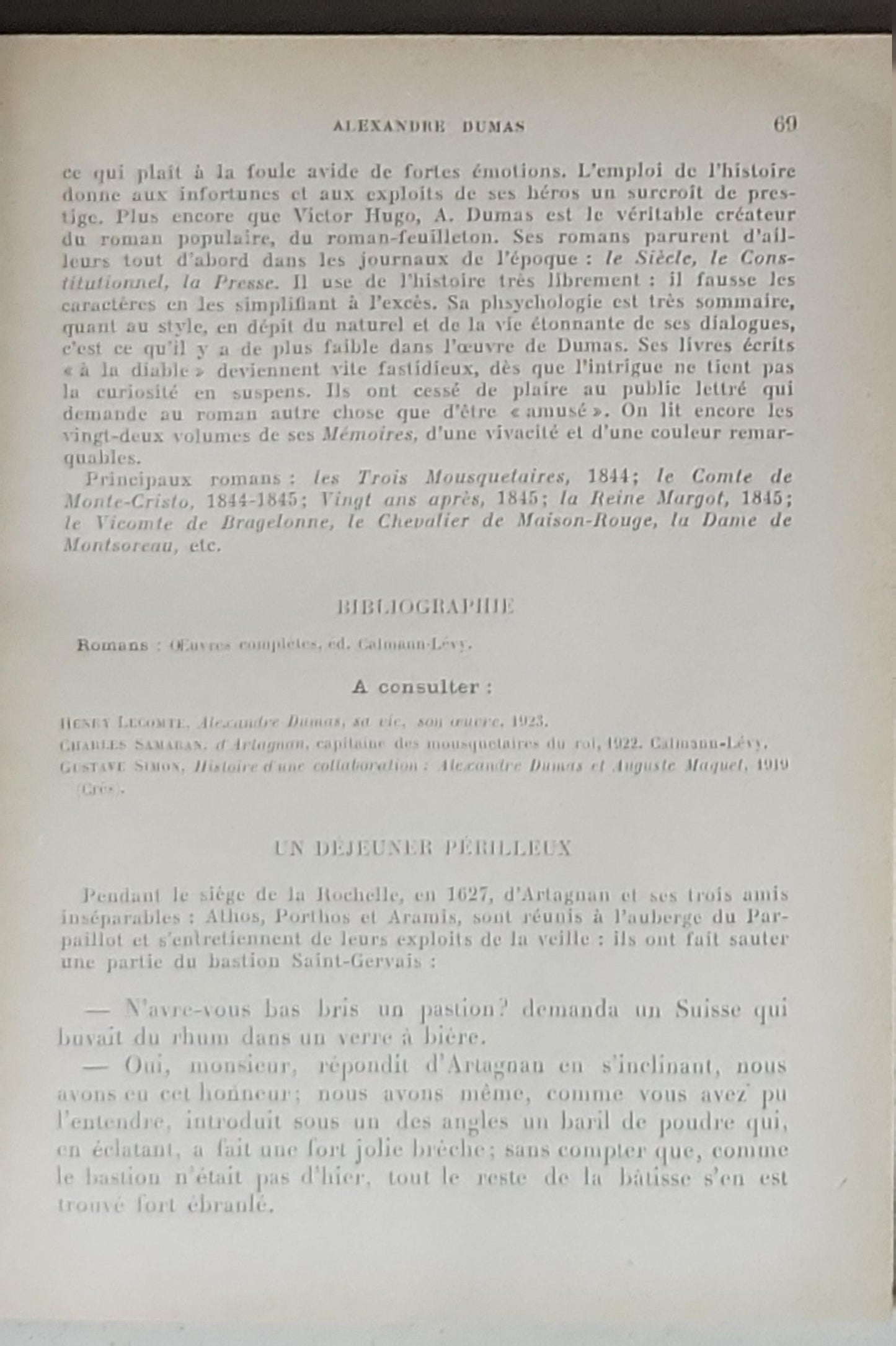 Les ROMANCIERS DU XIXe SIÈCLE: Extraits