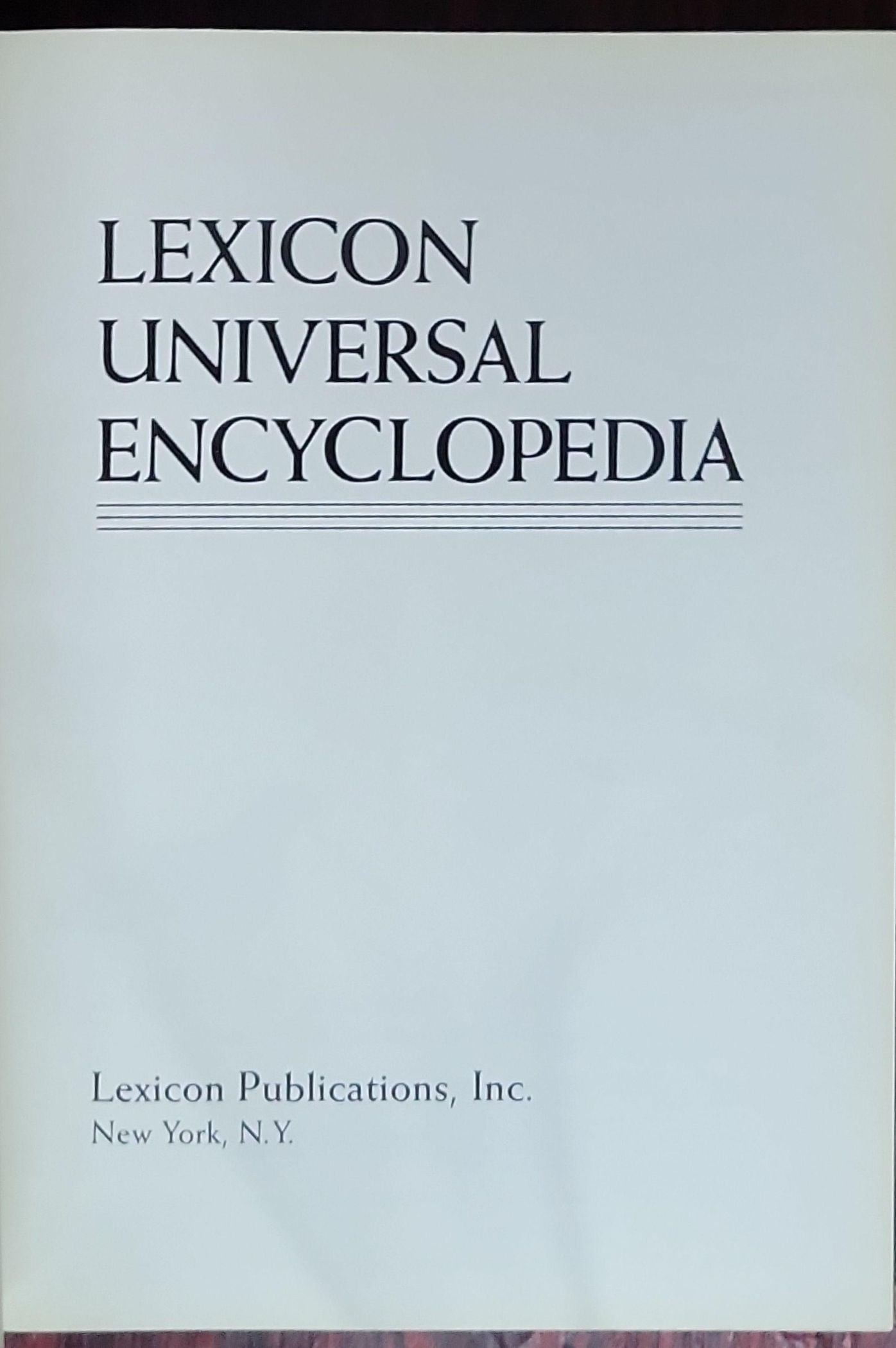 Lexicon Universal Encyclopedia: 21 Volume Set (Vol. 18: Sne-Sz)