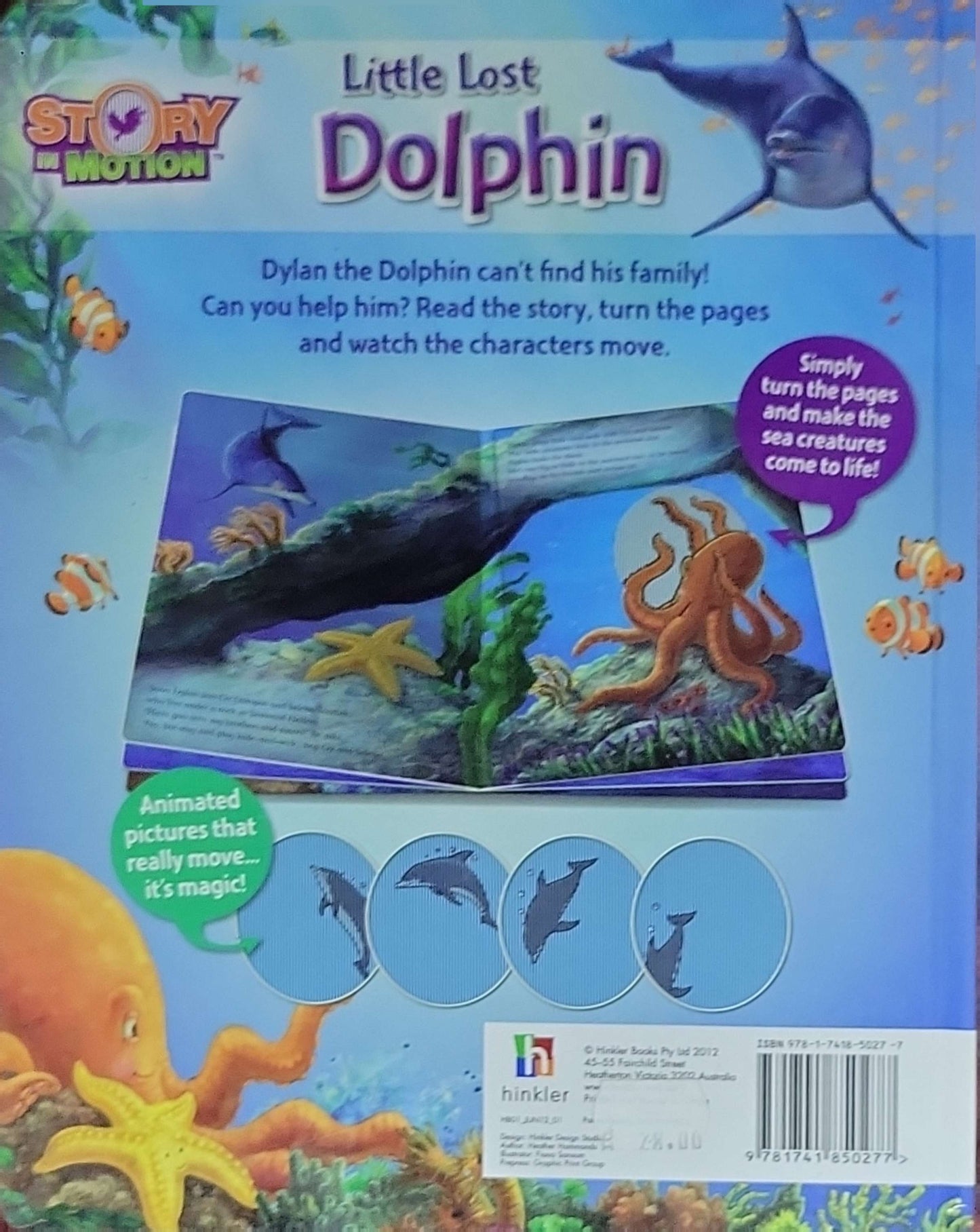 Little Lost Dolphin: Story in Motion edition (Hinkler)