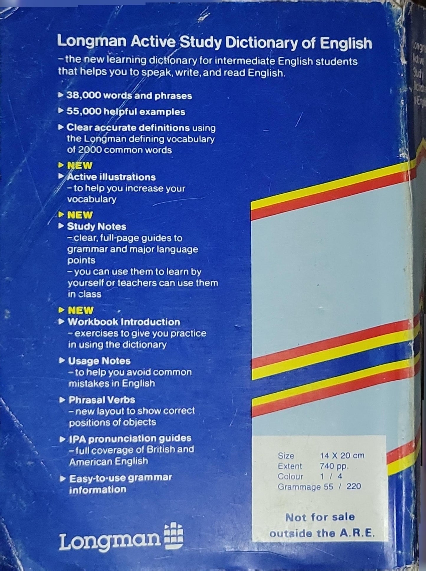 Longman Active Study Dictionary of English: the new learning dictionary for intermediate English students that helps you to speak, write, and read English. By Della Summers