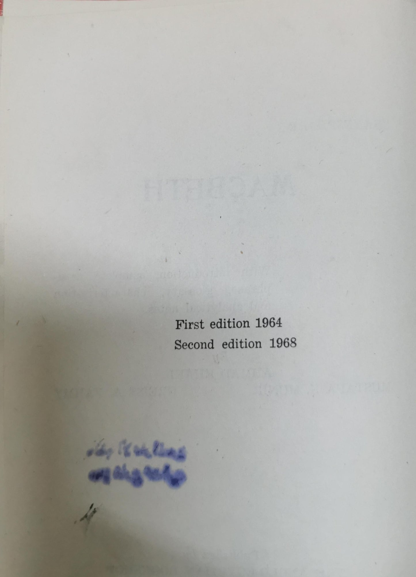 Macbeth By Ahmad Khaki and Istafa K. Munir and Greiss A. Fahmy