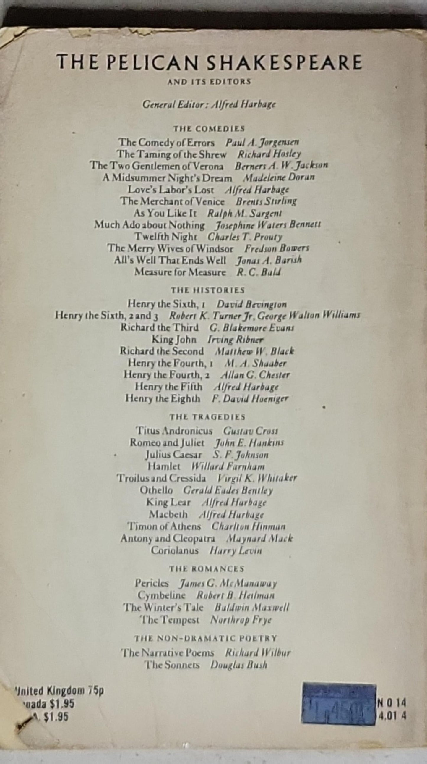 Macbeth: The Pelican Shakespeare