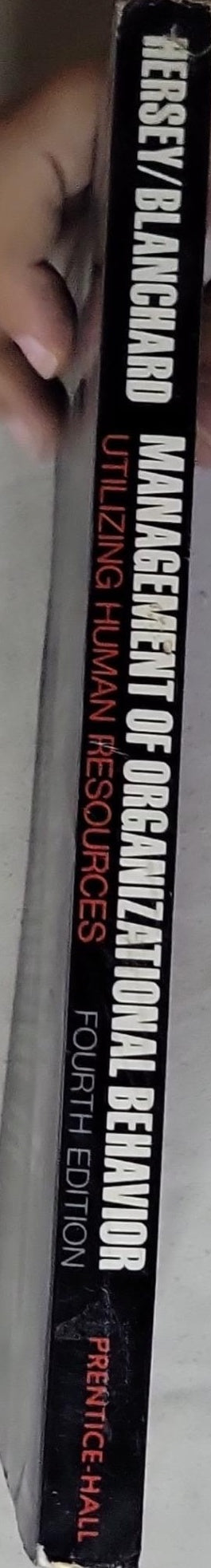 Management of Organizational Behavior: Utilizing Human Resources