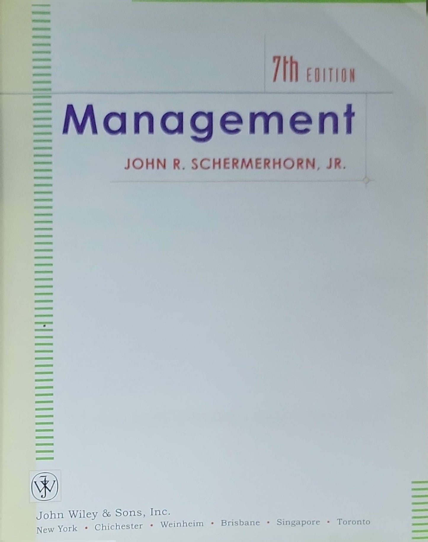 Management: Seventh Edition
