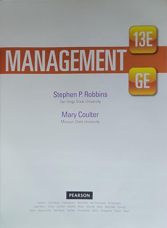 Management: Thirteenth Edition