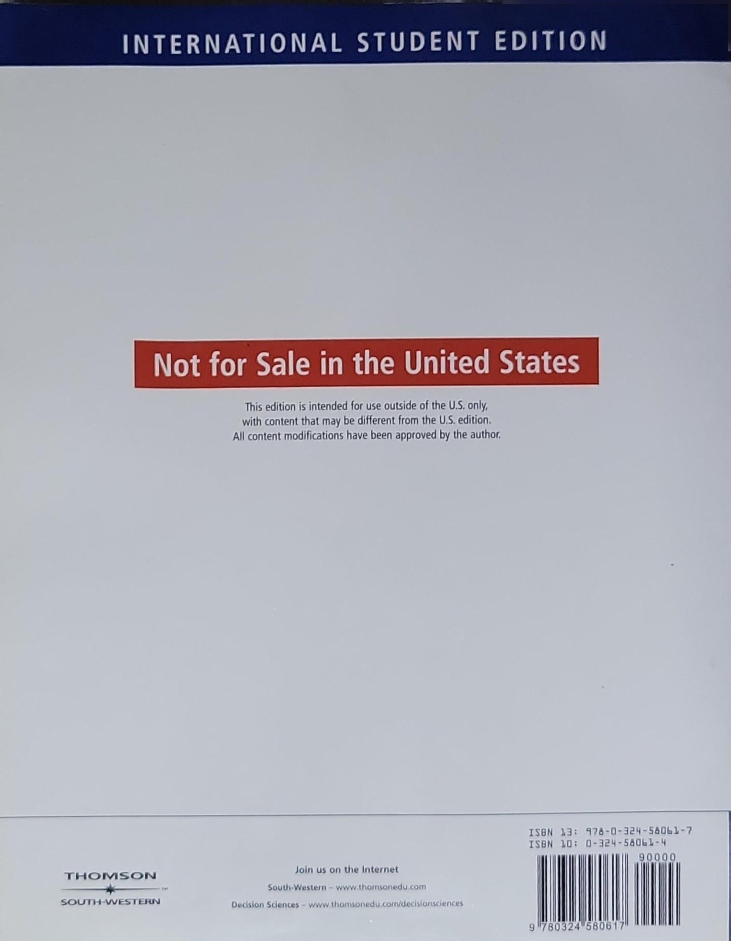Managerial Decision Modeling: Revised Edition (International Student Edition)