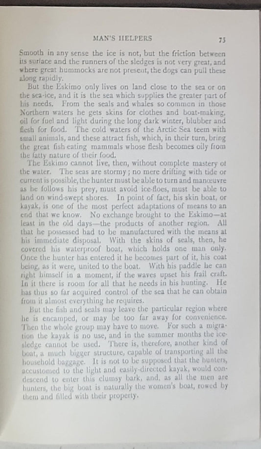 MAN'S HELPERS OF NATURE