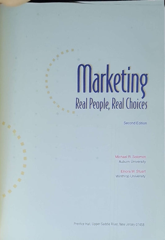 Marketing: Real People, Real Choices: Second Edition