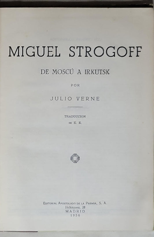 Miguel Strogoff: De Moscú a Irkutsk