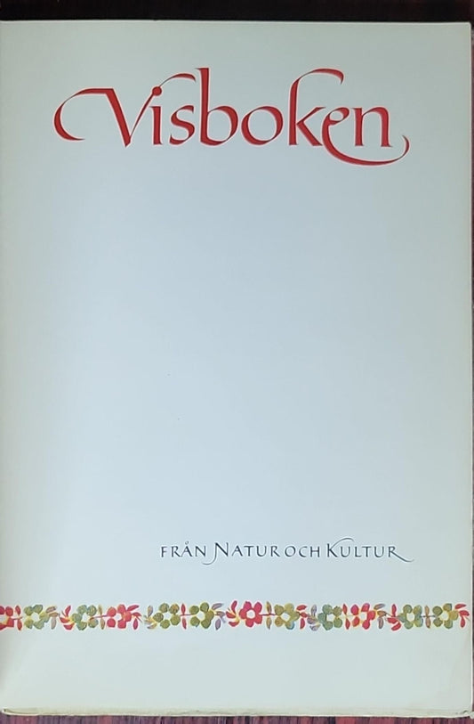 Min nya skattkammare. Visboken: Från Natur och Kultur