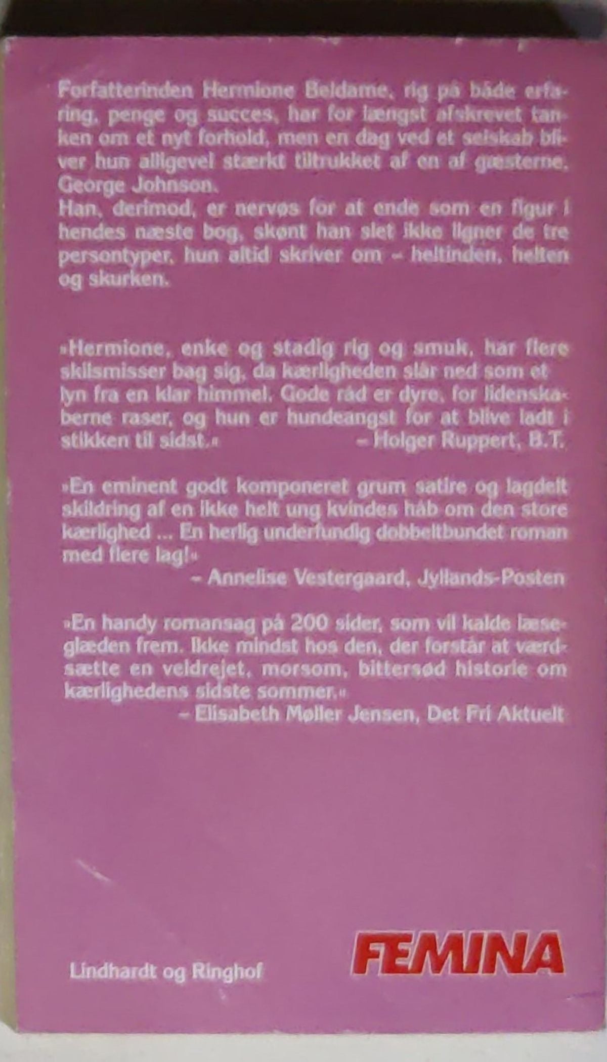Min sommer med George: Roman