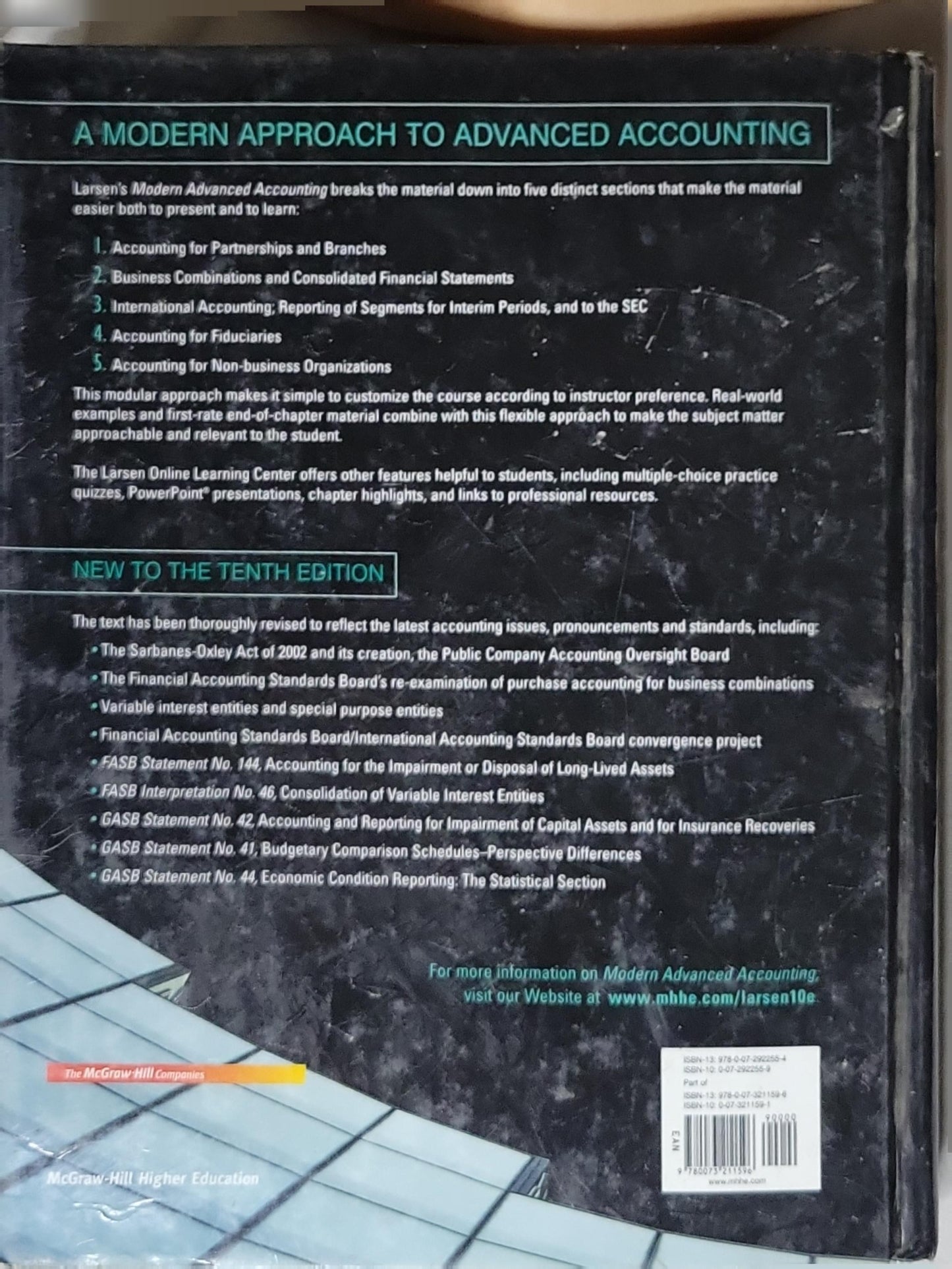 Modern Advanced Accounting: A Modern Approach to Advanced Accounting By E. John Larsen