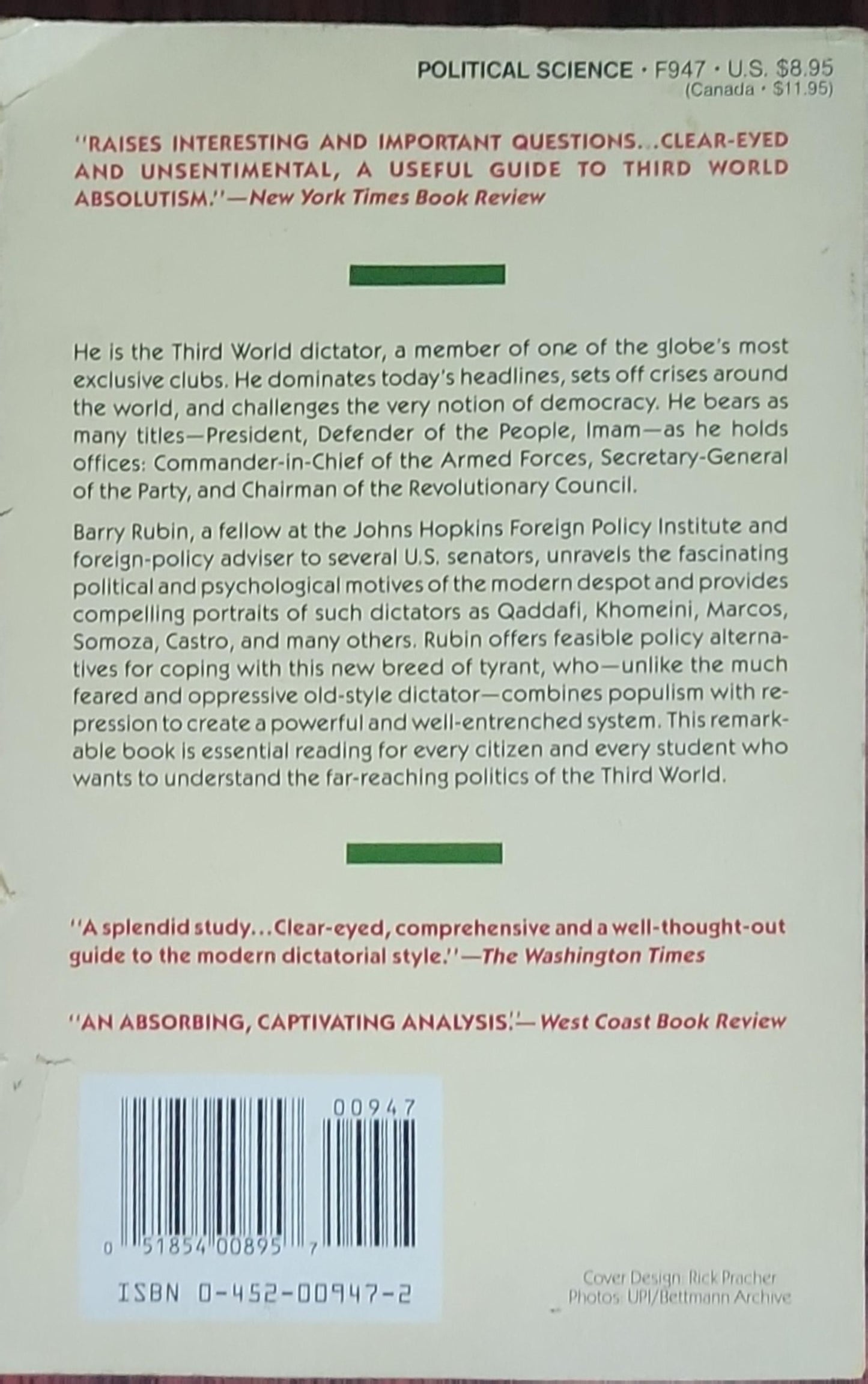 Modern Dictators: Third World Coup Makers, Strongmen, and Populist Tyrants