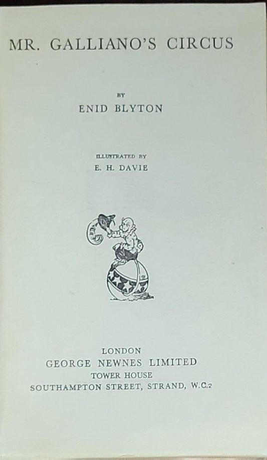 Mr. Galliano's Circus