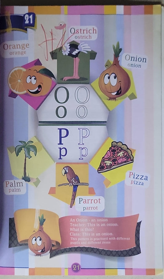 My Book: Learn and colour ABC