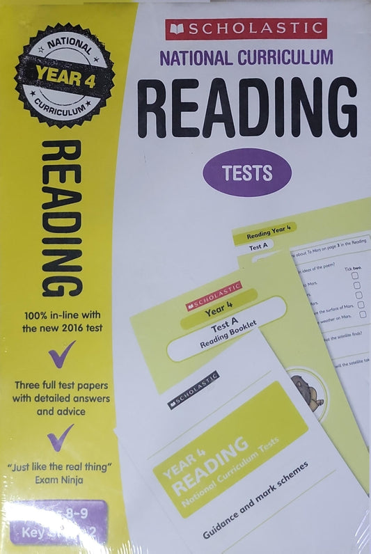 National Curriculum Reading Tests: Year 4