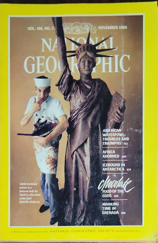 National Geographic Magazine - November 1984 - Vol. 166 No. 5.