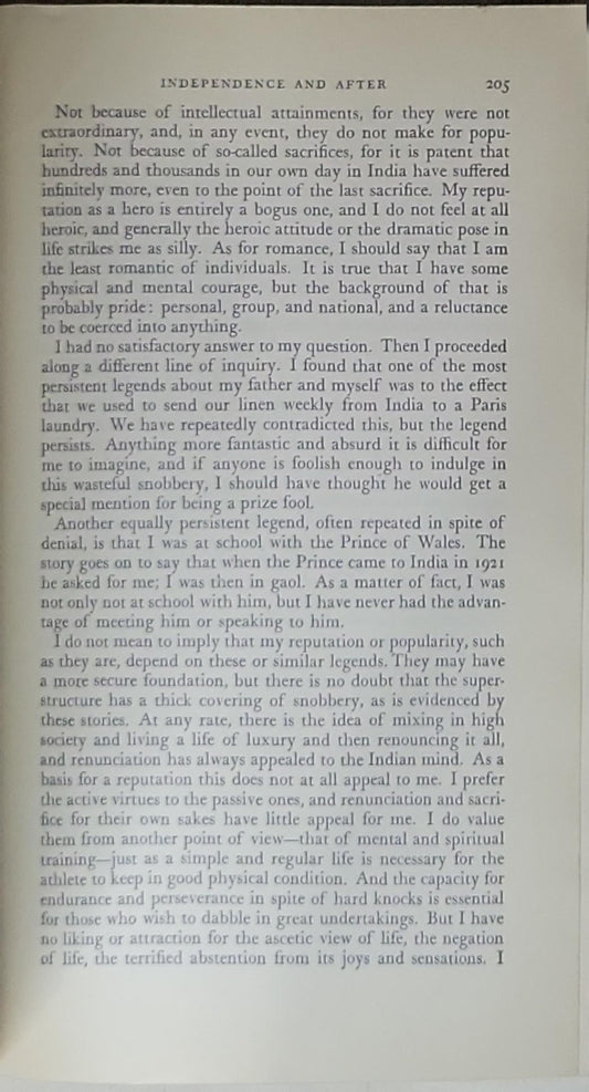 Nehru and Autobiography