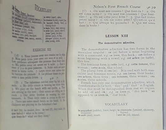 Nelson's First French Course