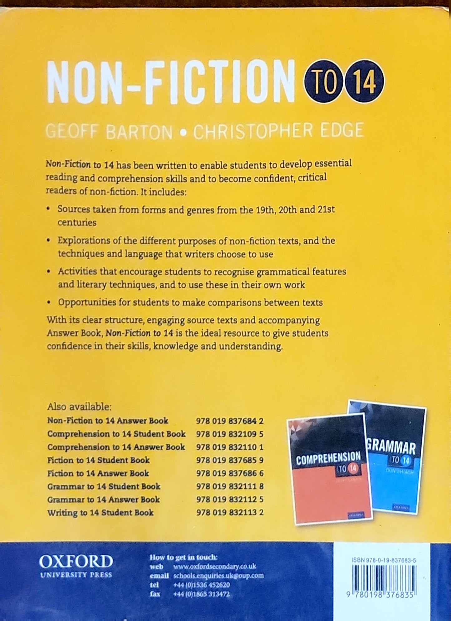 Non-Fiction to 14
