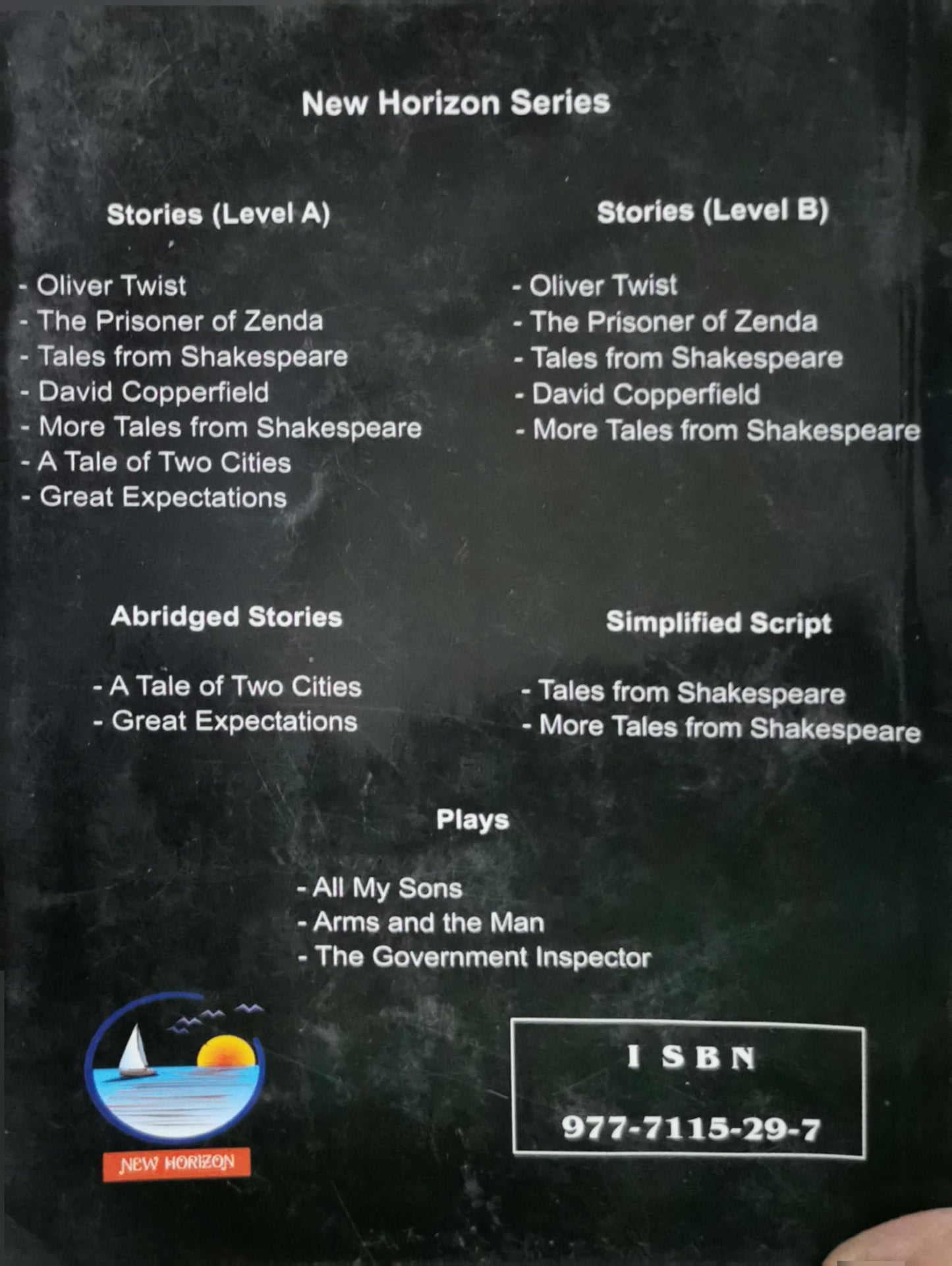 Oliver Twist: New Horizon Series – Stories (Level A) By Charles Dickens