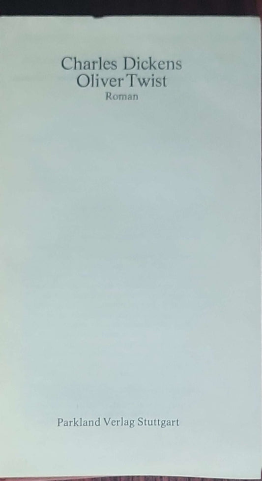 Oliver Twist: Roman