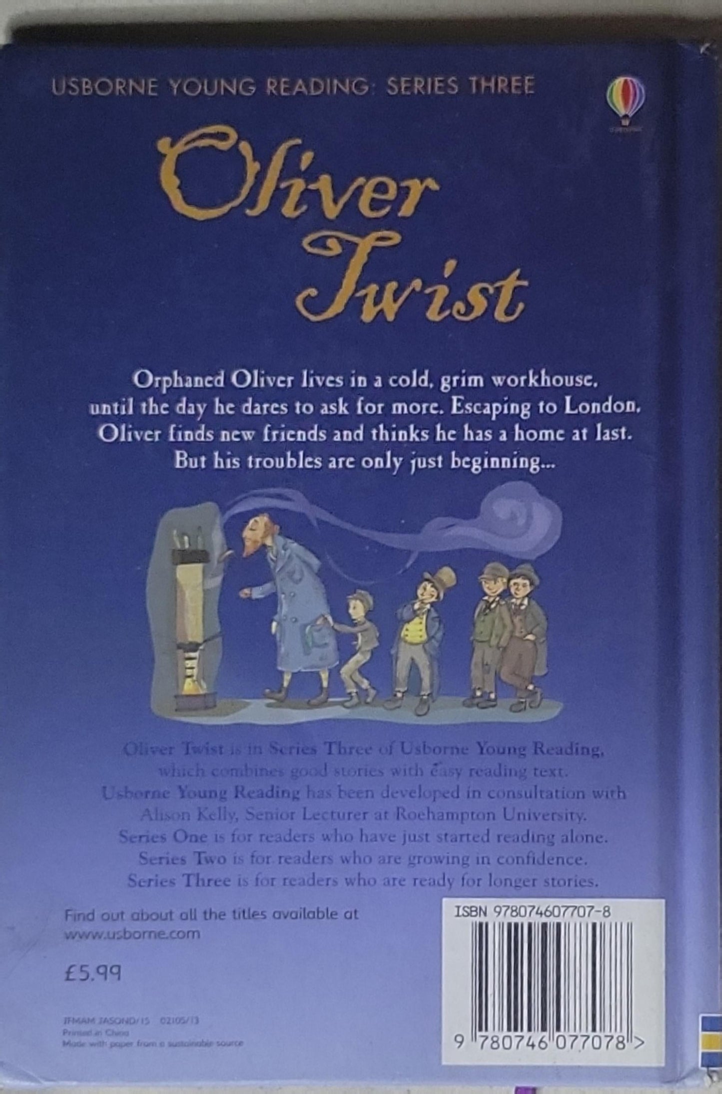 Oliver Twist: Usborne Young Reading - Series Three