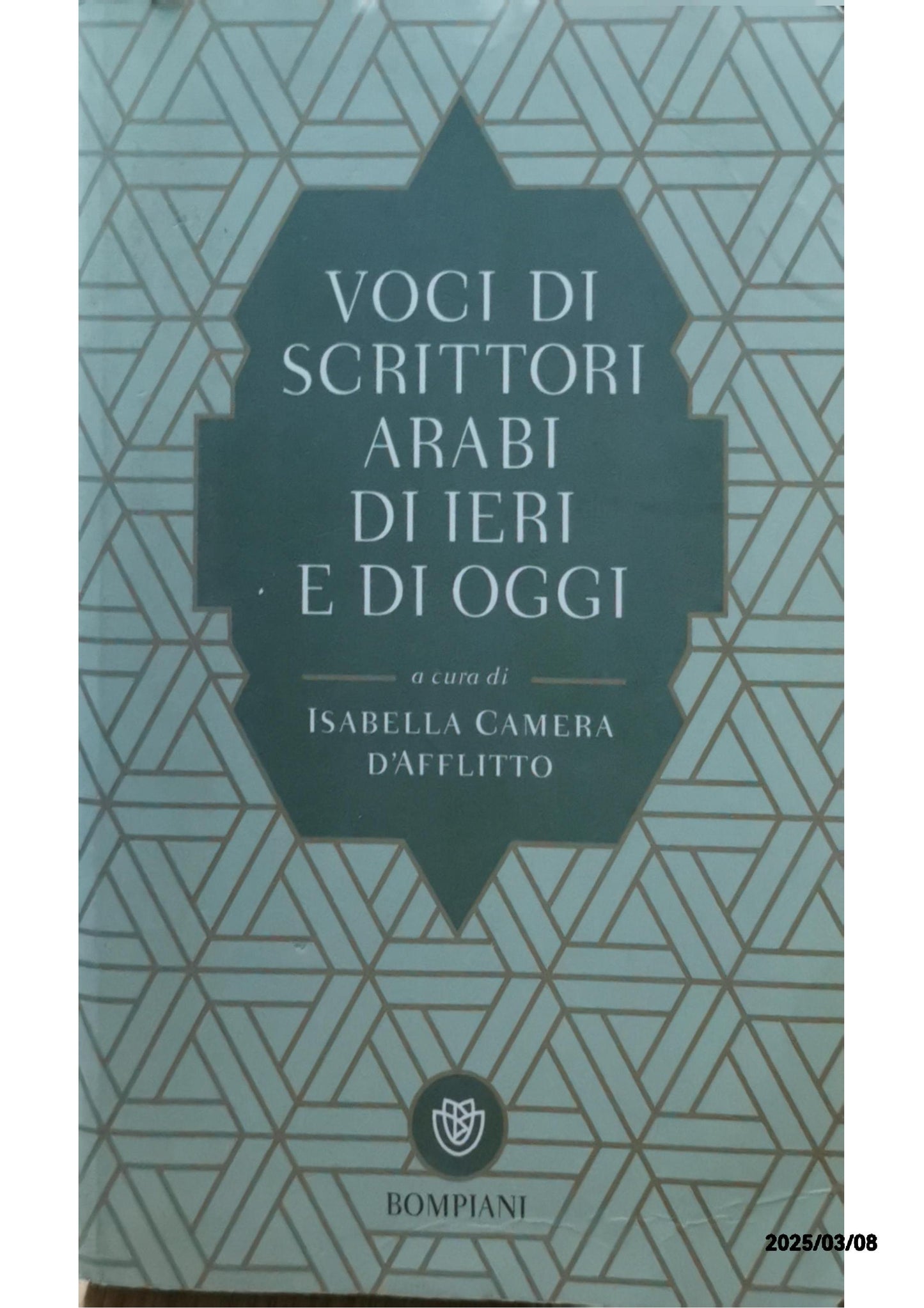 VOCI DI SCRITTORI ARABI DI IERI E DI OGGI