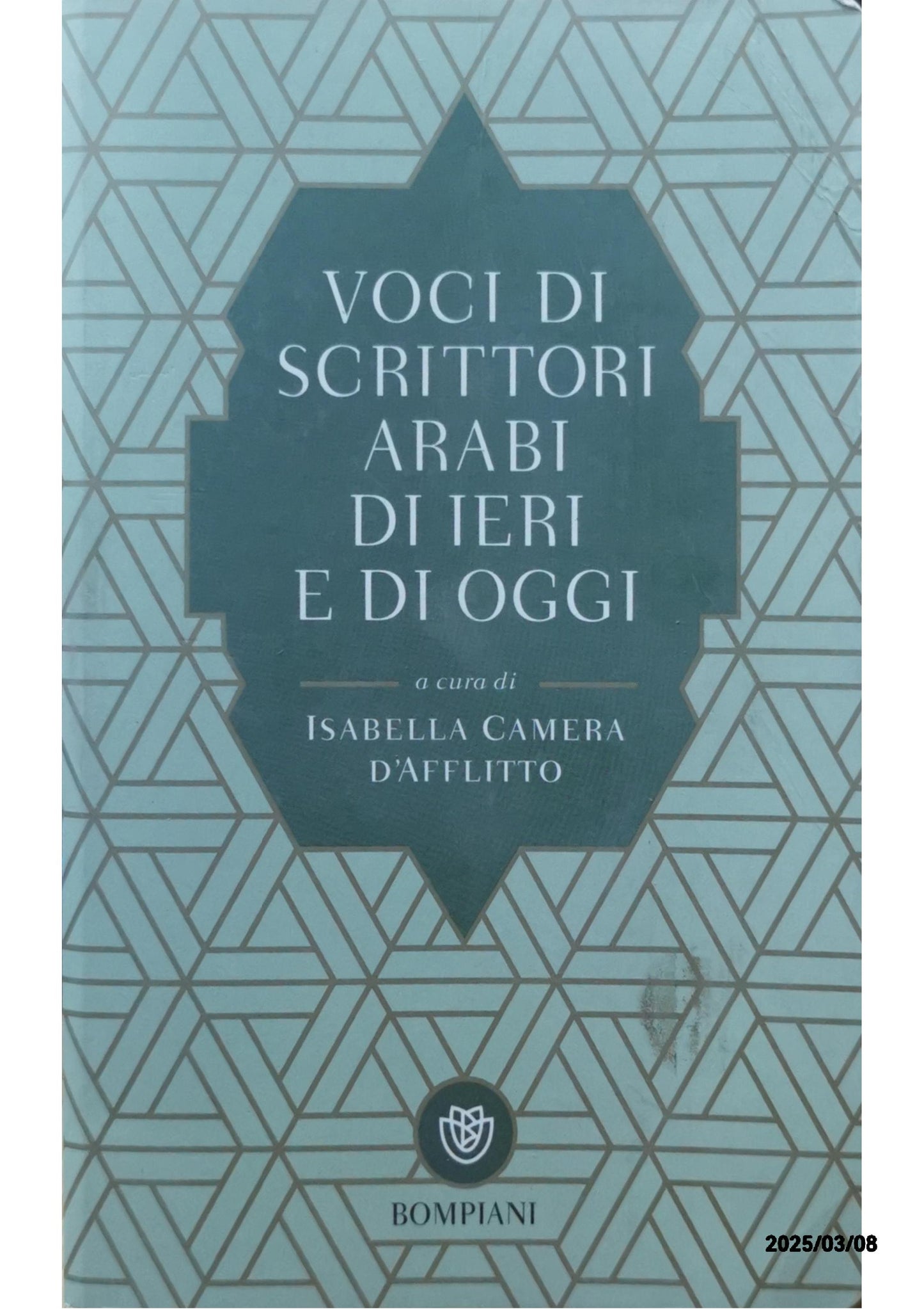 VOCI DI SCRITTORI ARABI DI IERI E DI OGGI