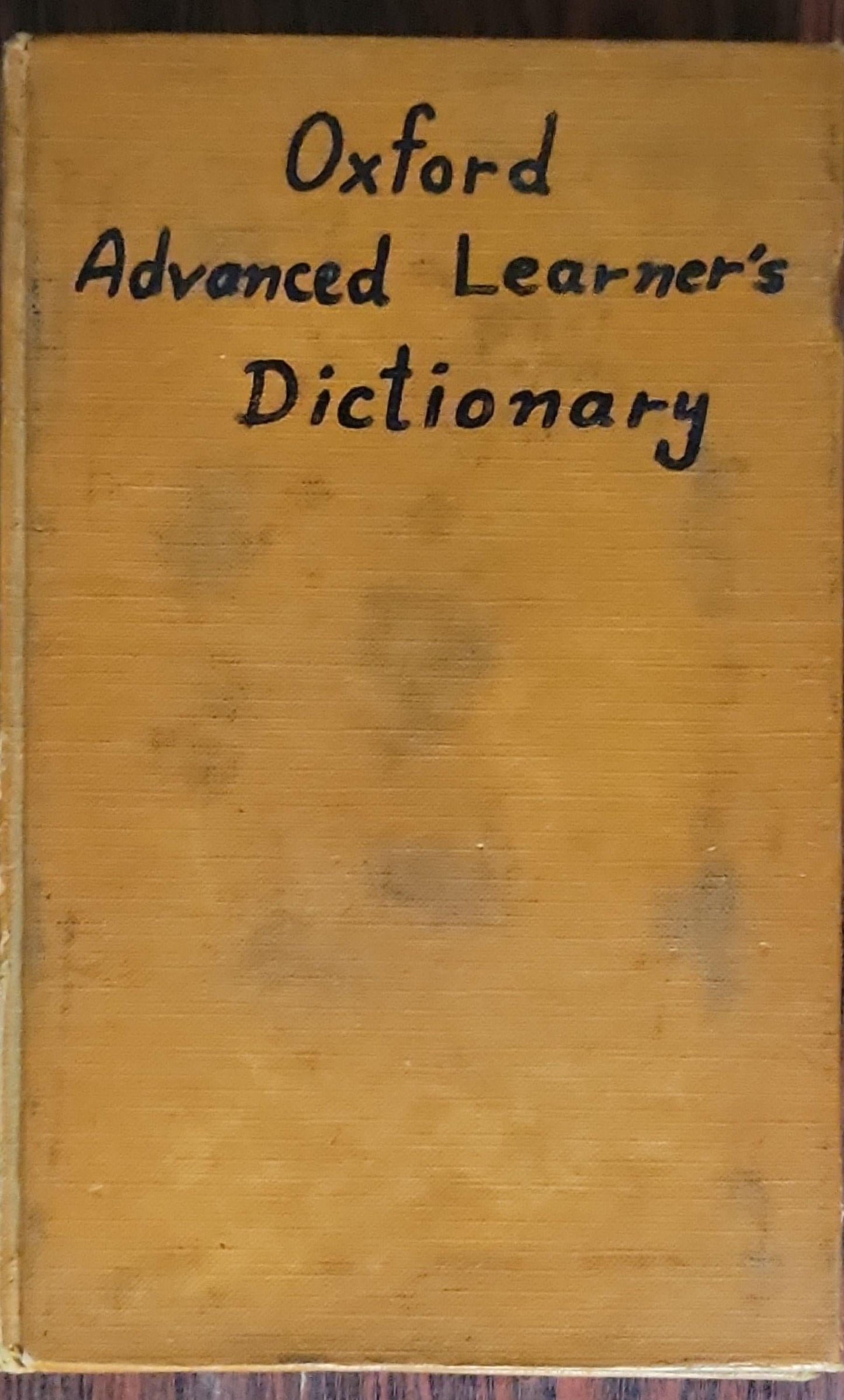 Oxford Advanced Learner's Dictionary: of Current English