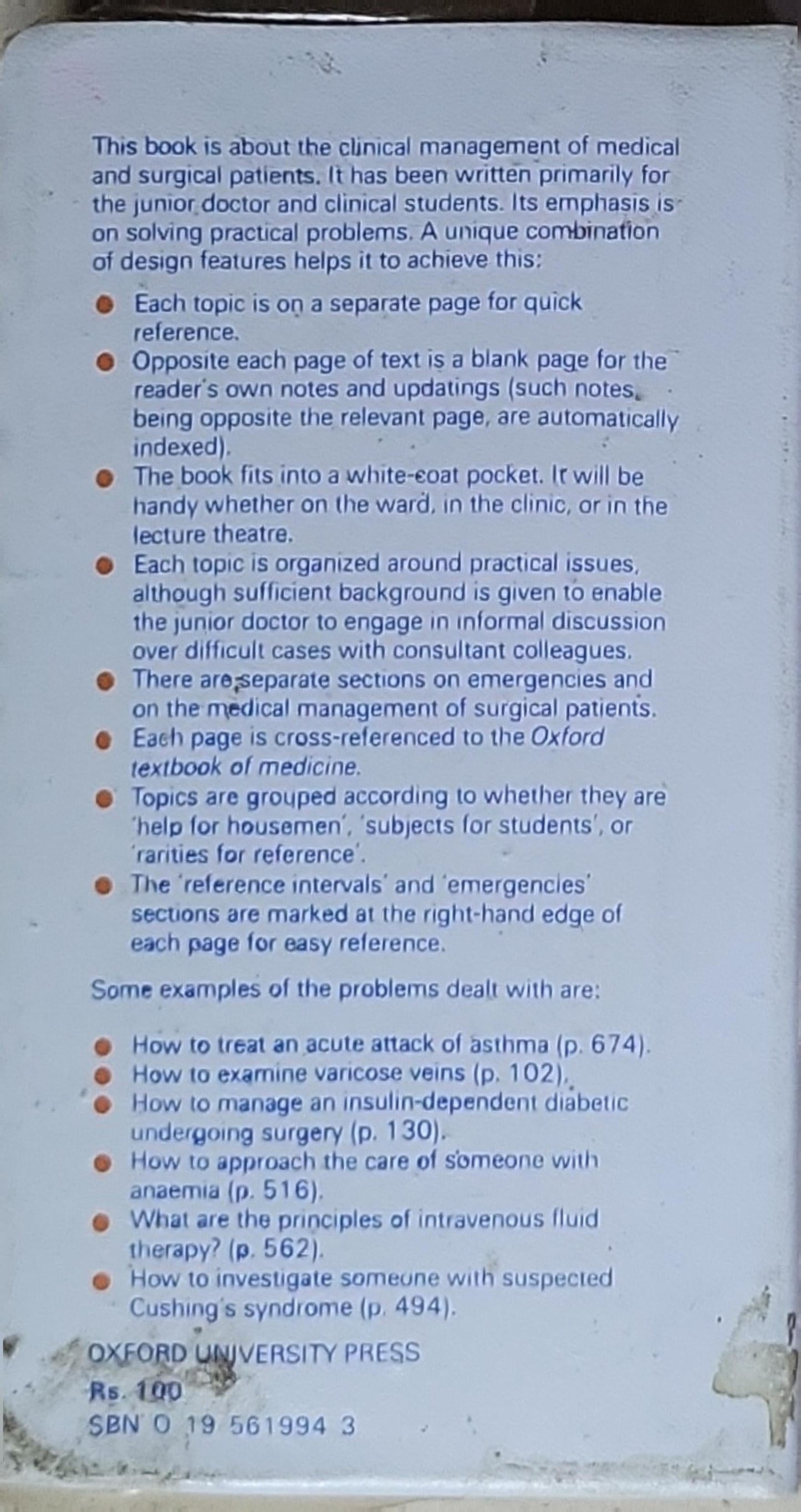 Oxford Handbook of Clinical Medicine