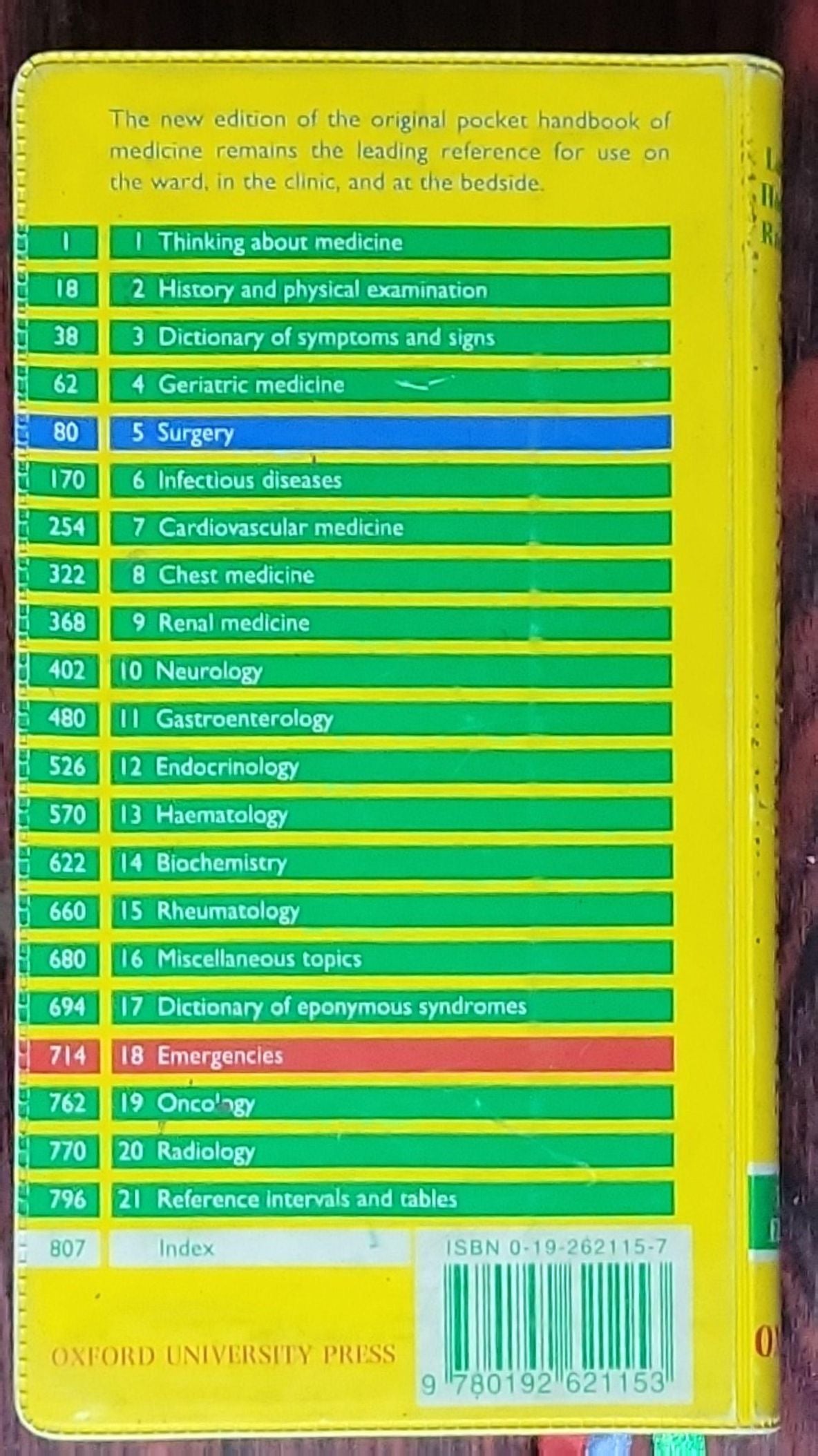 Oxford Handbook of Clinical Medicine: Third Edition