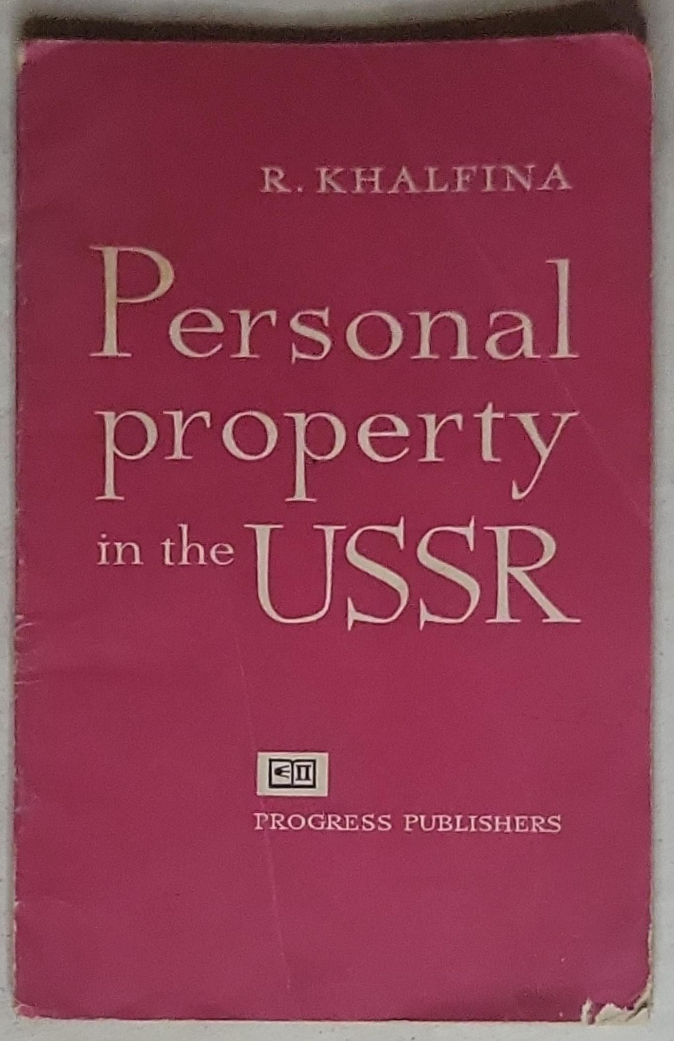 Personal property in the USSR