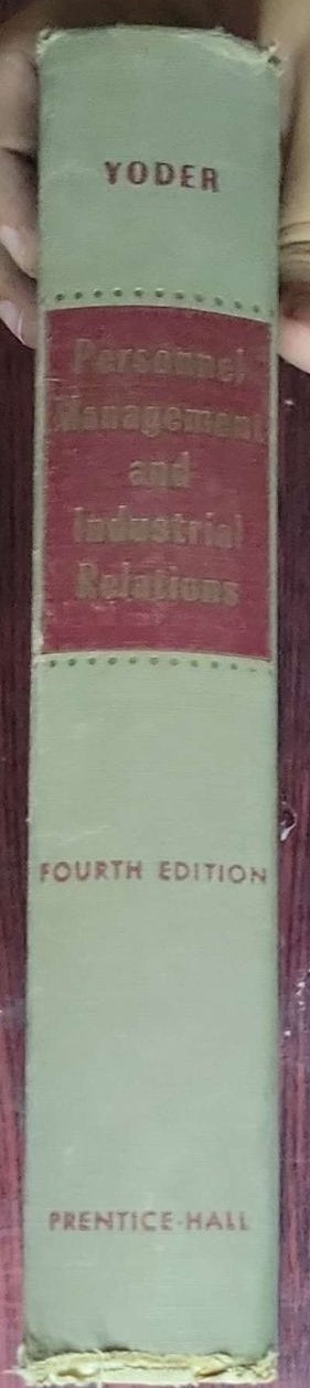 Personnel Management and Industrial Relations: (Fourth Edition)