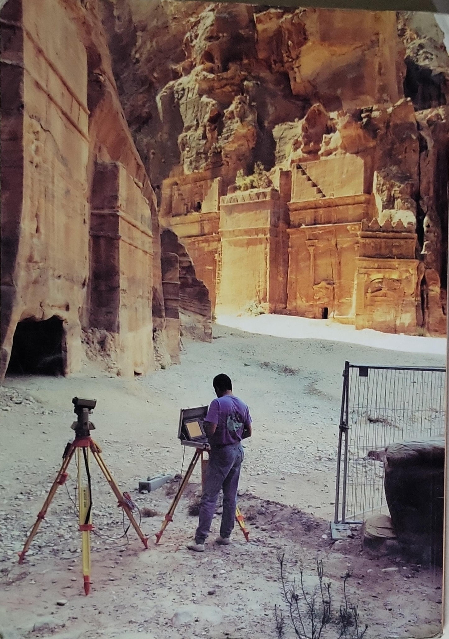 Petra: die Restaurierung der Grabfassaden