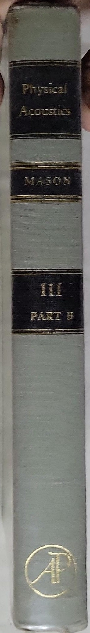 Physical Acoustics: Principles and Methods
