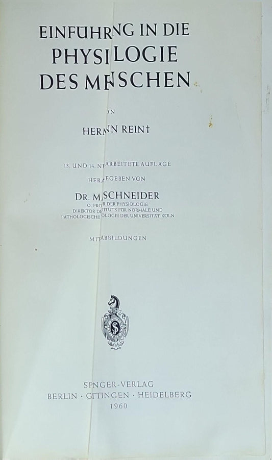 Physiologie des Menschen