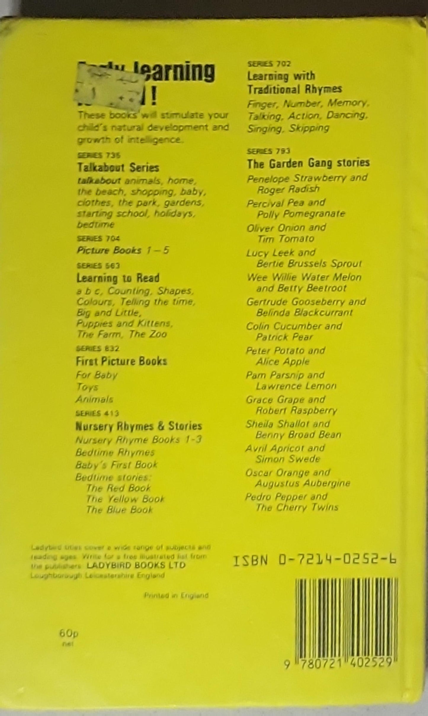 Picture Book: A Ladybird Second Picture Book