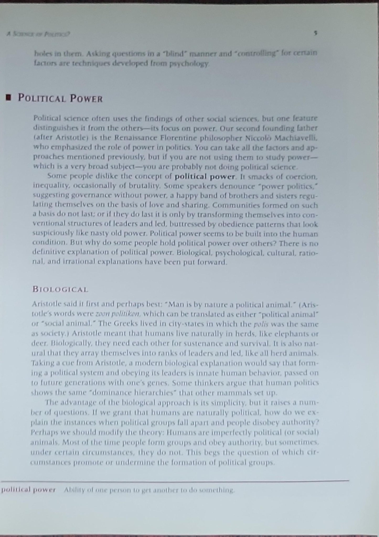 POLITICAL SCIENCE: AN INTRODUCTION Tenth Edition