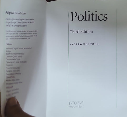 Politics: Third edition