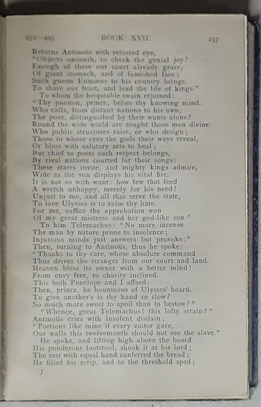 Pope's Odyssey of Homer