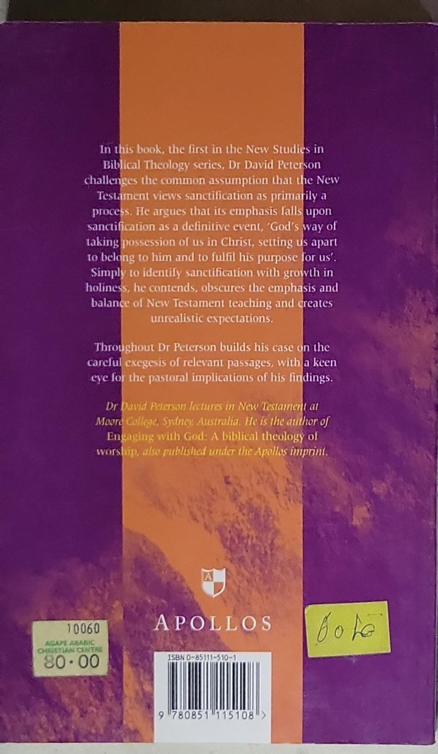 Possessed by God: A New Testament Theology of Sanctification and Holiness