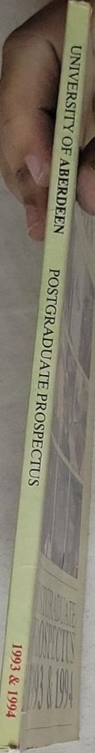 Postgraduate Prospectus 1993 & 1994