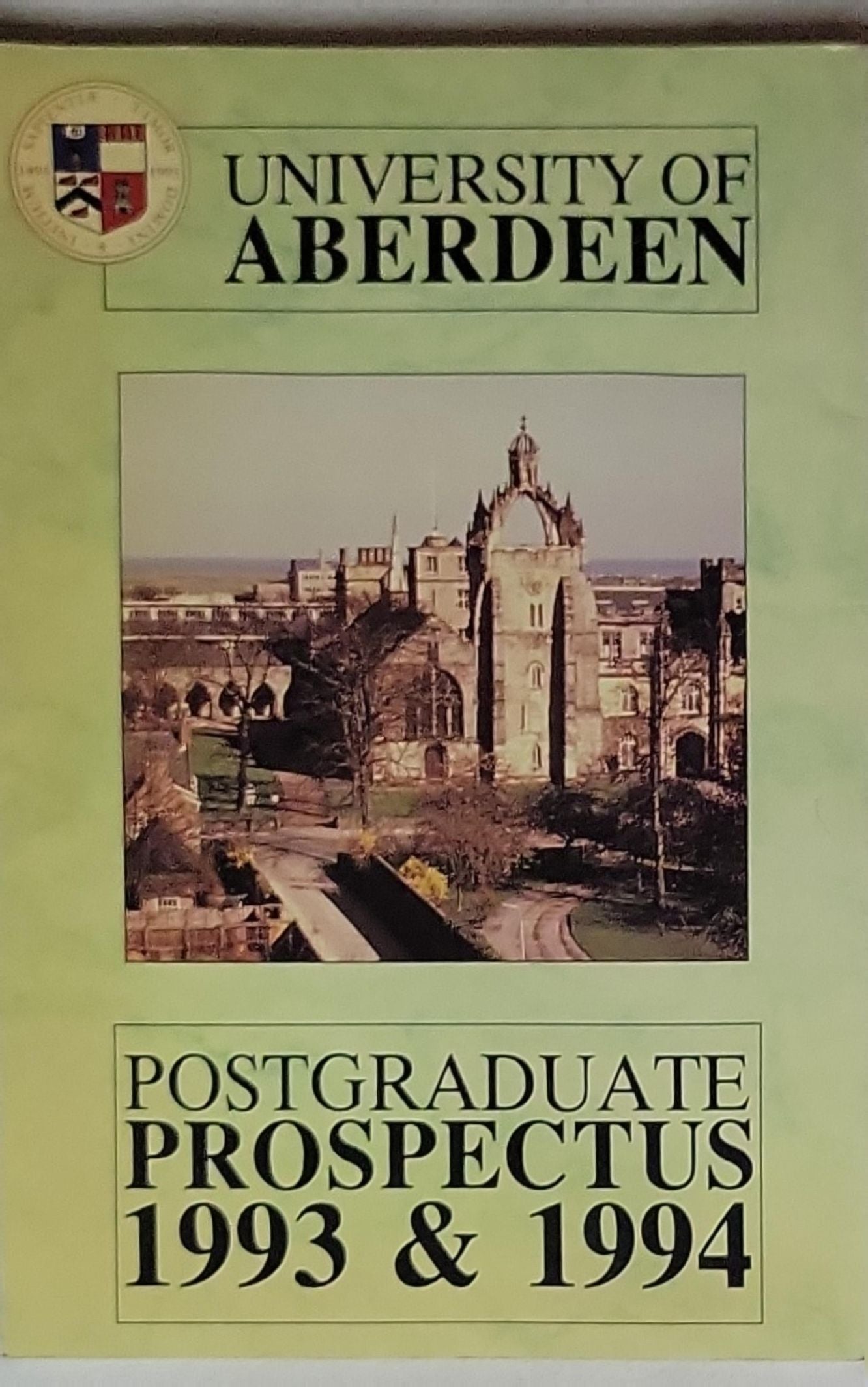 Postgraduate Prospectus 1993 & 1994