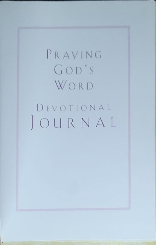 Praying God's Word: Devotional Journal: Devotional Journal