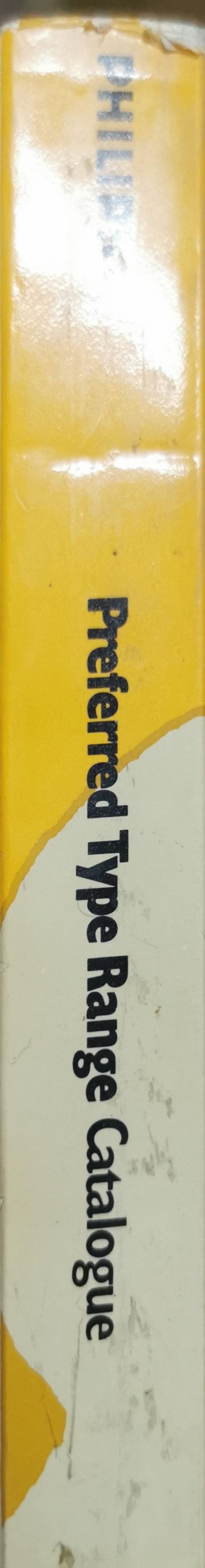 Preferred Type Range Catalogue: 1987