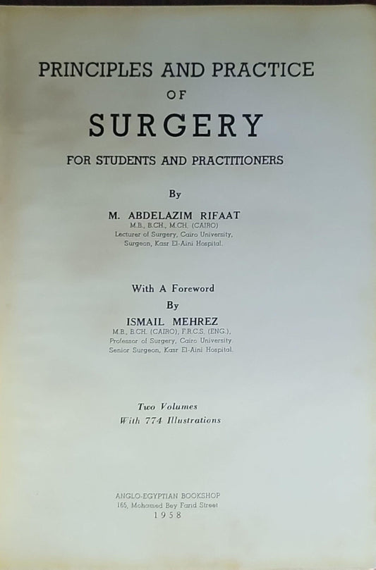 Principles and Practice of Surgery: For Students and Practitioners