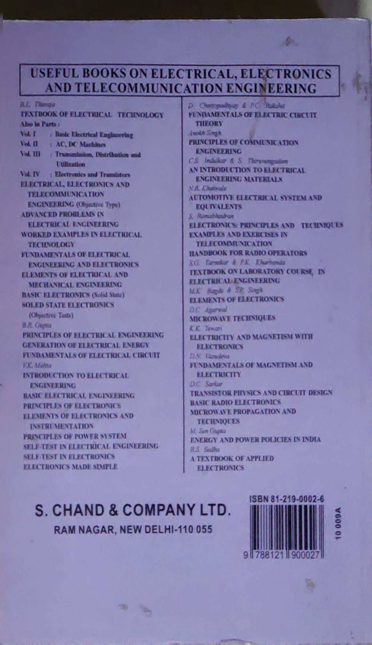 Principles of Electronics