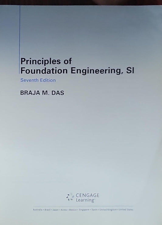 Principles of Foundation Engineering