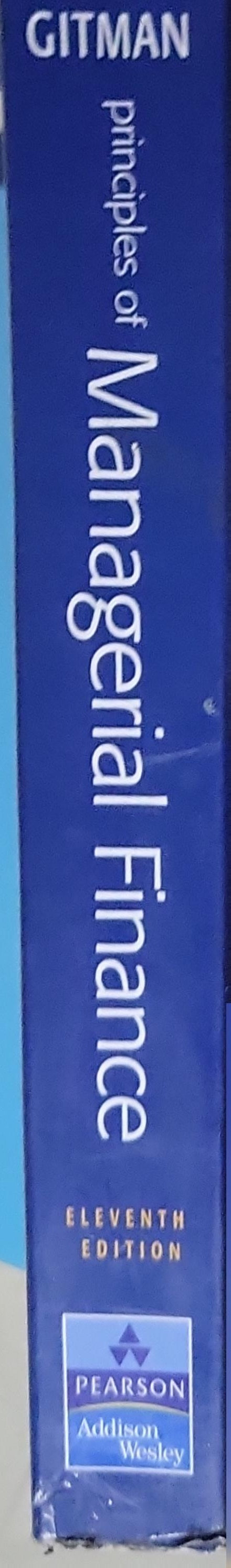 Principles of Managerial Finance: eleventh edition